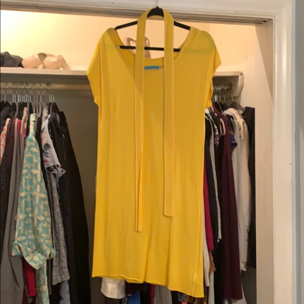 Alice and Olivia yellow dress